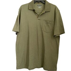 Van-Heusen Studio Polo Shirt Mens Size L Green